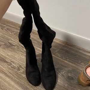 LOFT Black Over the Knee Boots